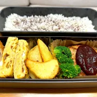 Snapdishの料理写真:息子のお弁当〈11月〉|かおりさん