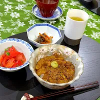 Snapdishの料理写真:鯛茶漬けがメインのお夕飯‼️|Seikoさん