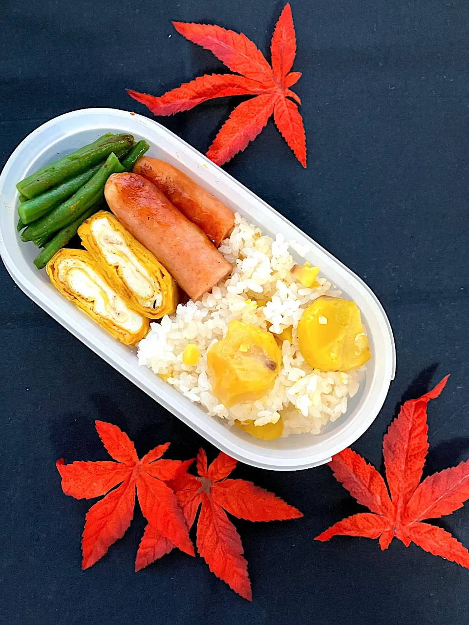 栗ごはん🌰弁当|コマツ菜さん