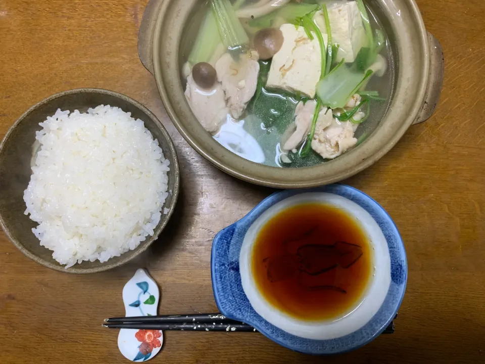 夕食　鶏鍋|ATさん