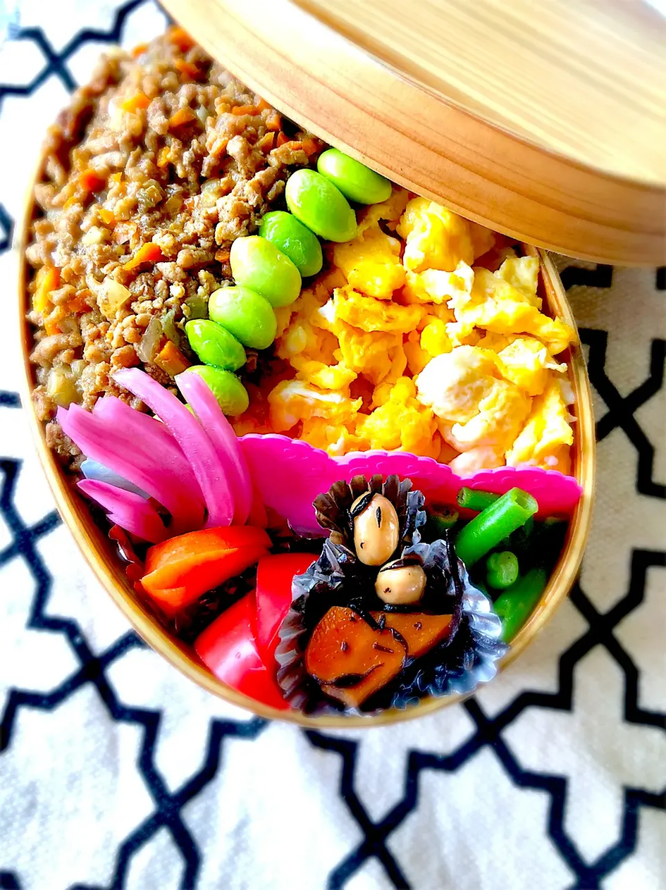 Snapdishの料理写真:🍱キーマカレー弁🍱|U・x・Uchokoさん