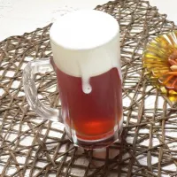 Snapdishの料理写真:紅茶ゼリーの簡単レシピ！まるでビールのような泡の作り方も #AllAbout|All About 料理レシピさん