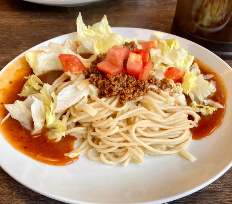 タコライスあんかけスパ🍝|あめふくらさん