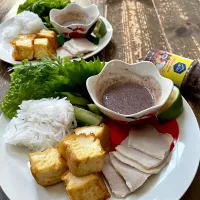 Snapdishの料理写真:Bún Đậu Mắm Tôm 🇻🇳 （ブンダウマムトム）