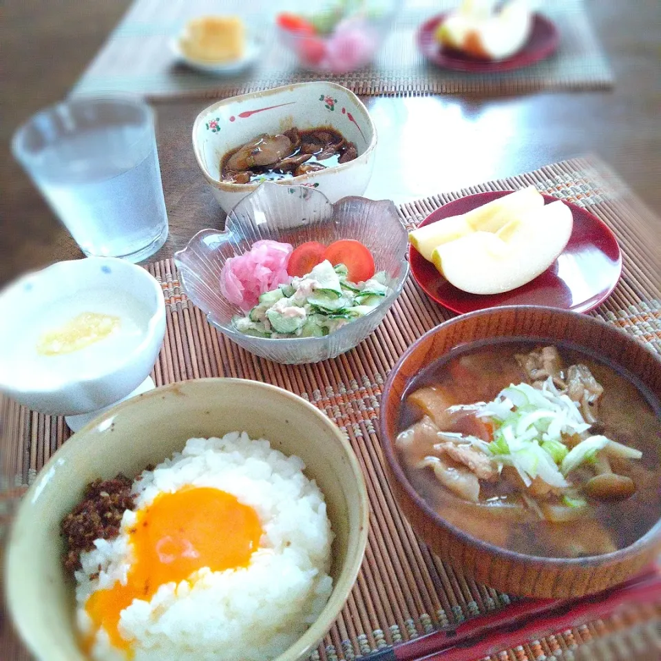 Snapdishの料理写真:朝ごはん🌄！|まめころさん