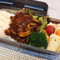 デミグラスハンバーグ弁当　260|キャンディさん