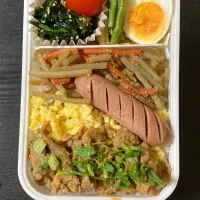 Snapdishの料理写真:三色弁当🍱|まちゃさん