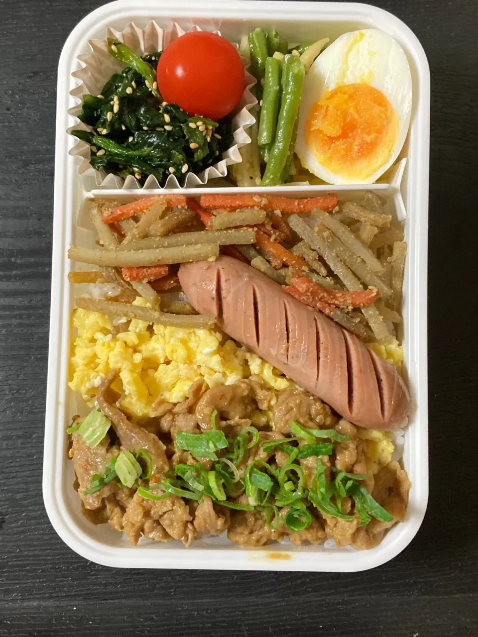 三色弁当🍱|まちゃさん