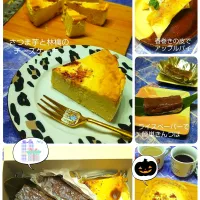 Snapdishの料理写真:林檎とさつま芋のチーズケーキ