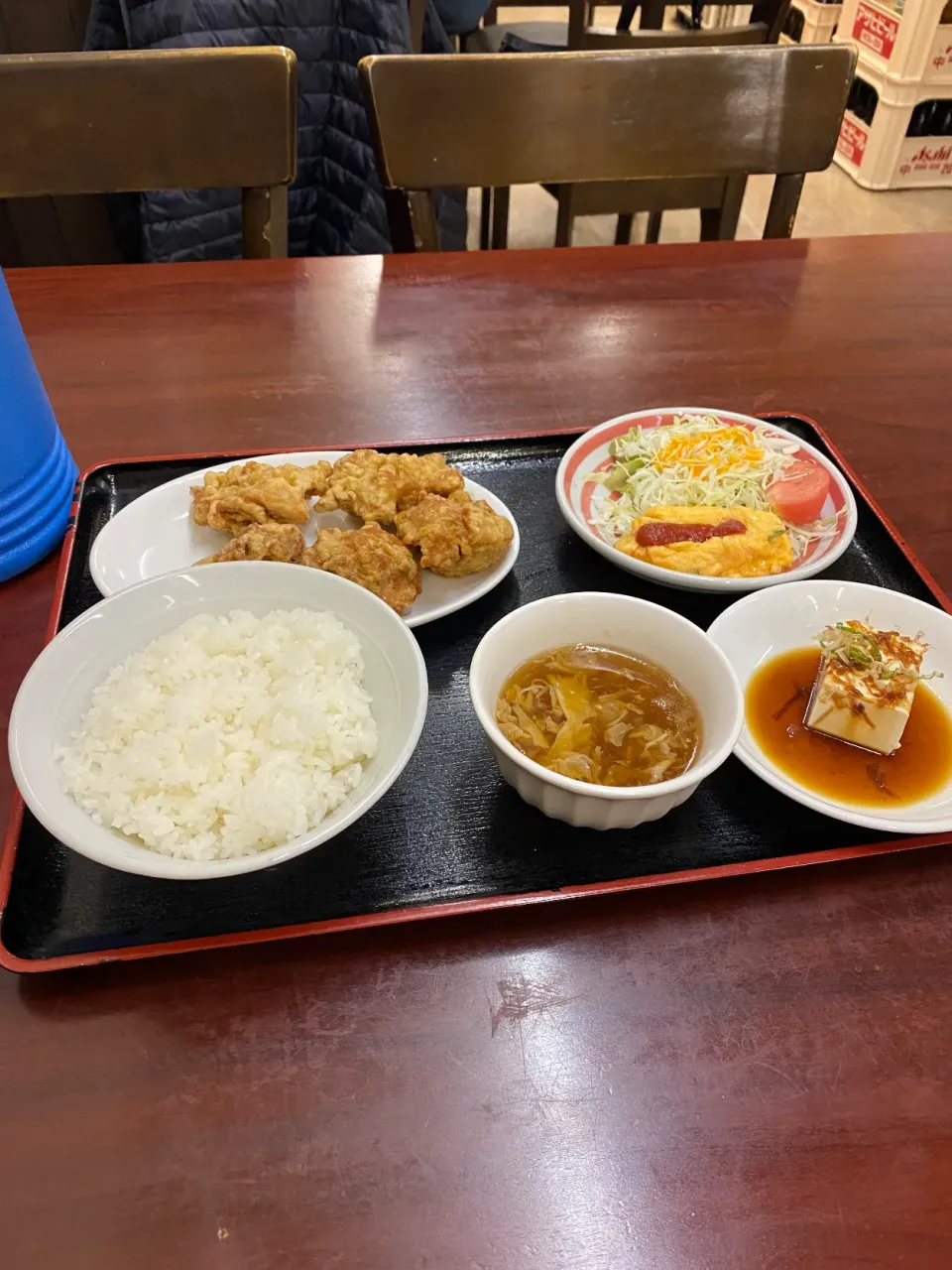 大阪市西淀川区佃　中華酒家香港の唐揚げ定食|タカちゃんさん