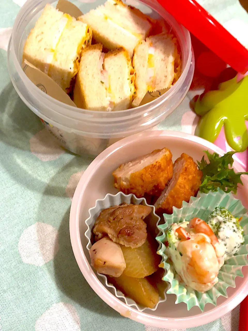 2024.11.9  ＊今日のお弁当＊夜勤です💦大根と鶏肉の照り煮♪♪|rinrin*mama*さん