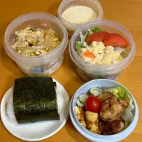 Snapdishの料理写真:2024.11.8.♡♡お弁当|kimikimiさん