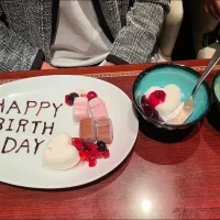 Snapdishの料理写真:叙々苑　誕生日記念アイス|よっちびやばんぶーさん