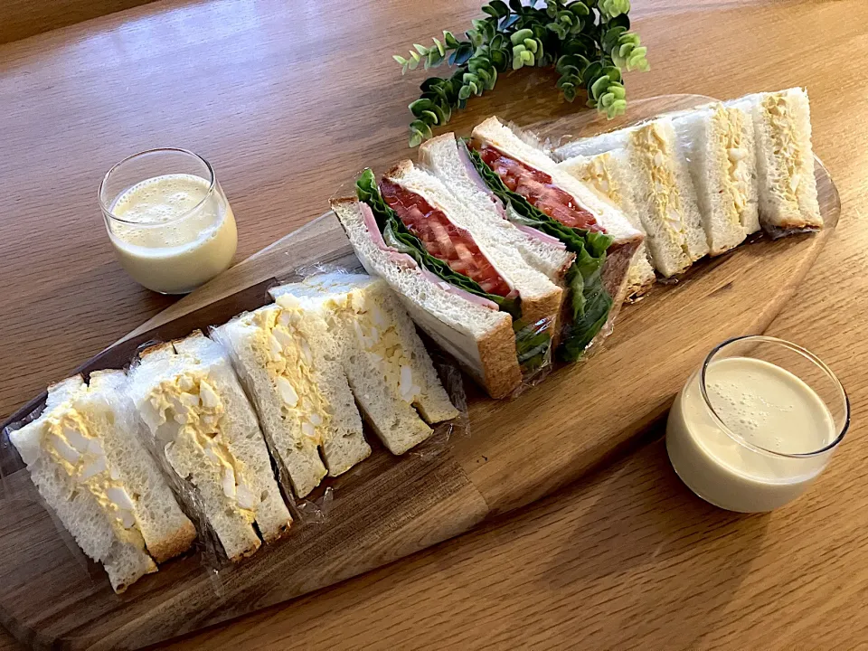 ＊サンドイッチ朝食🥪＊|＊抹茶＊さん