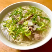 Snapdishの料理写真:肉吸い煮麺|deekay71さん