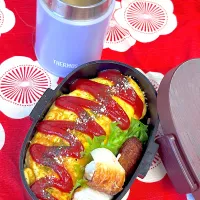 Snapdishの料理写真:オムライス弁当|Chiharϋnさん