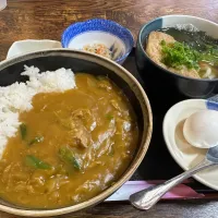 Snapdishの料理写真:カレー丼セット🍛♨️|buhizouさん