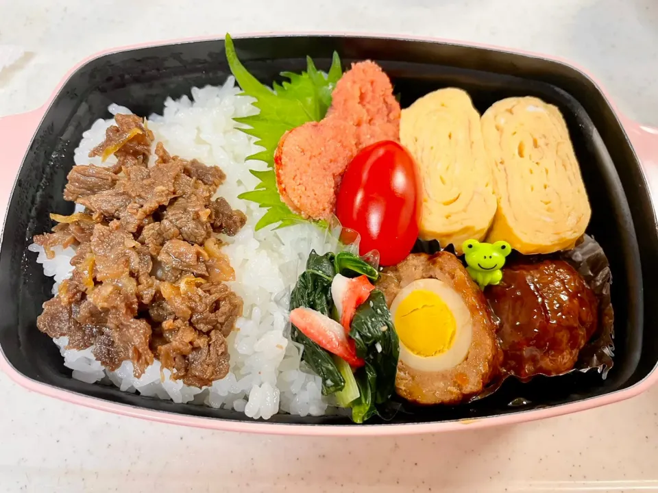 うずらのミートボール弁当|あめふくらさん