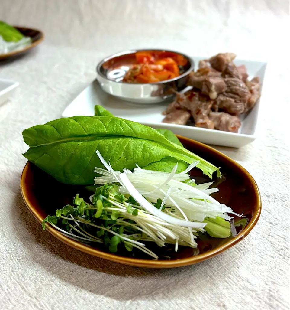 豚肉を野菜と一緒に|かっちゃん杉さん