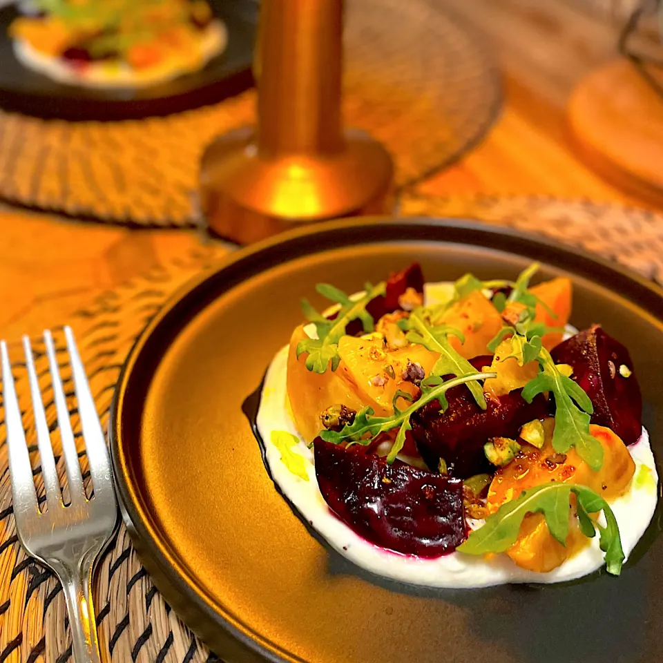 Beets Pistacchio Ricotta Orange|Philthaiさん