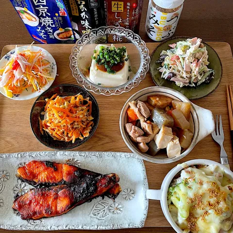 「料亭の味 フリーズドライつぶみそ ボトル」を使ってみたSnapdishの料理・レシピ写真:マルコメ様の調味料で晩御飯〜🥢