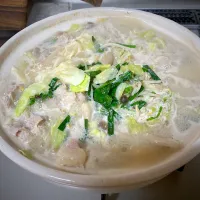 Snapdishの料理写真:今夜はもつ鍋🍲| もえさん