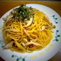 きのこの和風パスタ|名状しがたいゴミムシのようなものさん