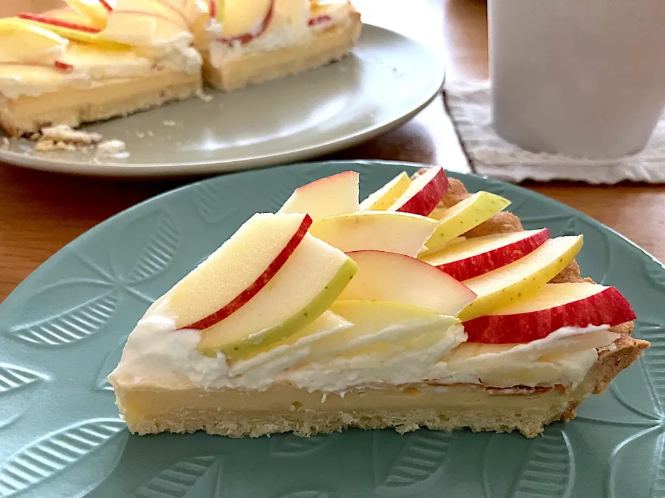 ＊トキ＆ふじ🍏🍎のチーズタルト🥧カットバージョン＊|＊抹茶＊さん