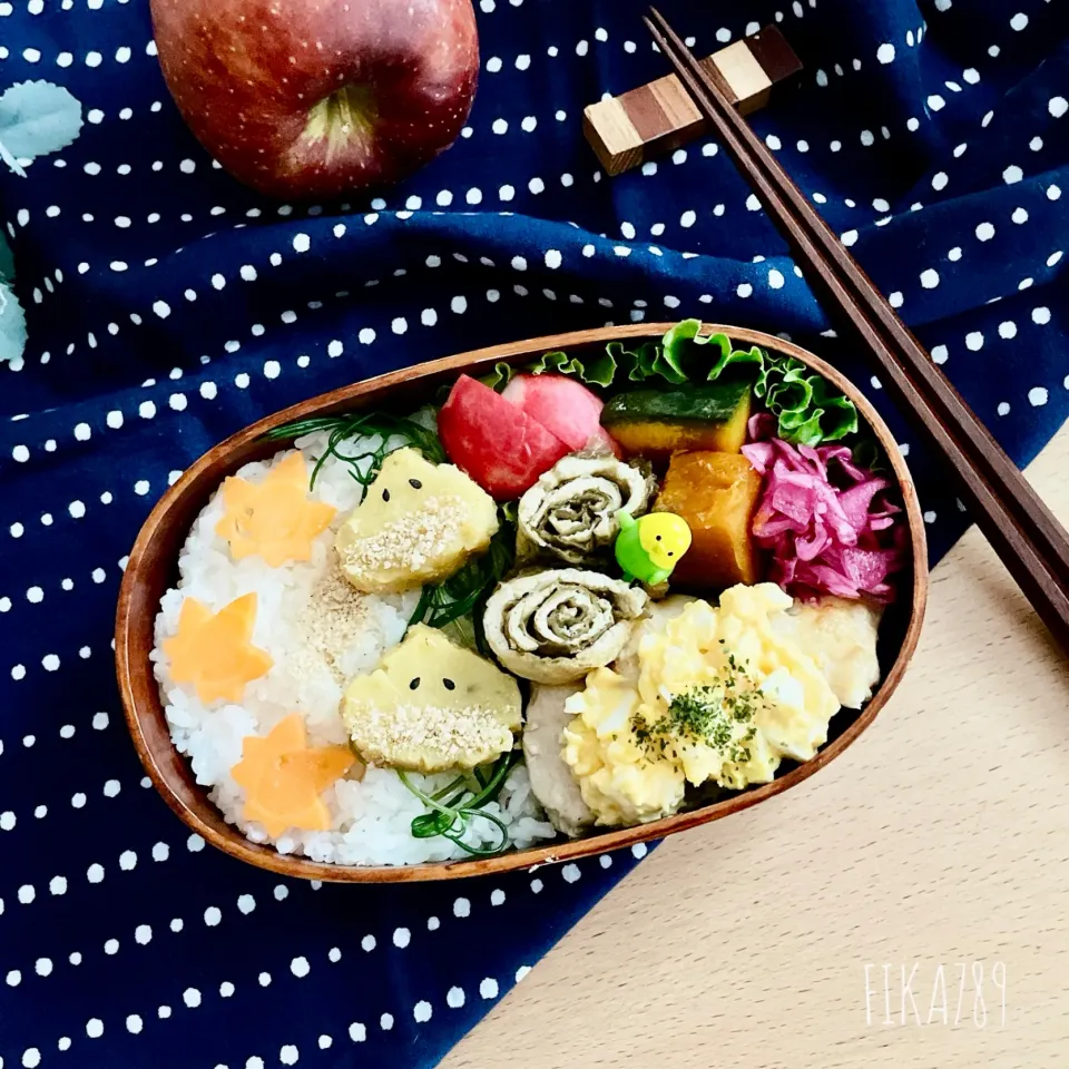 栗に憧れる　いもくりぞうといもくりこ弁当|FIKA789さん