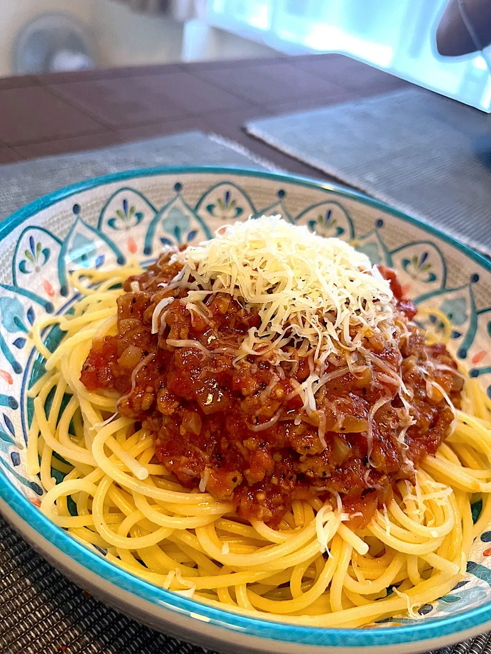 ミートソースパスタ🍝|きなこさん