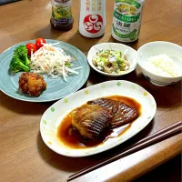 Snapdishの料理写真:お一人様晩ごはん|あっつさん