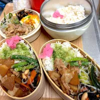 Snapdishの料理写真:2024.11.11。家族弁当。|美也子さん