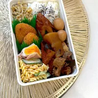 Snapdishの料理写真:旦那さん弁当|あやごはん( ͡σ̴̶̷̤. ͡σ̴̶̷̤)ෆ⃛さん