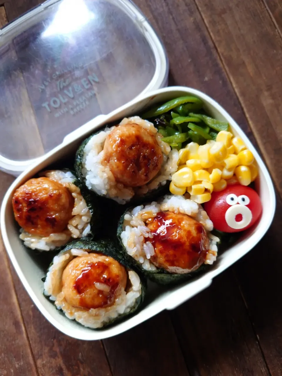 漢の…次女用🍱つくねおにぎり弁当|ᵏᵒᵘさん