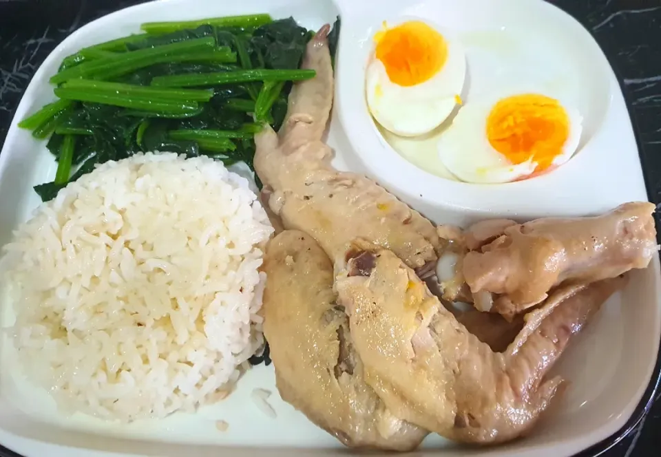 rice cooker ~ ♡ chicken rice lunch ♡ 😋|🌷lynnlicious🌷さん