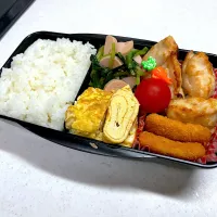 Snapdishの料理写真:11/11 旦那弁当⁂ささみの梅しそはさみ焼き弁当|ゆさん