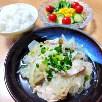 豚肉と白菜の春雨煮|万葉さん