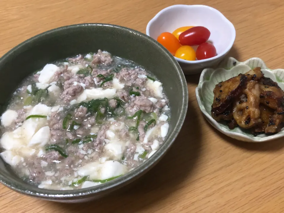 塩麻婆豆腐|さおりさん