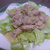 Snapdishの料理写真:鶏ハラミのねぎ塩炒め|オーリーさん