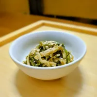 Snapdishの料理写真:大根の葉と油揚げの炒め煮🌿