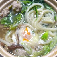 Snapdishの料理写真:MINIうどん鍋🍲|明月さん