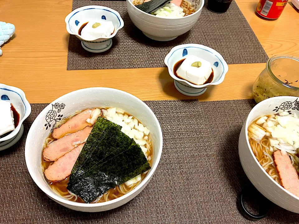 おうちラーメンと胡麻豆腐|侑子さん