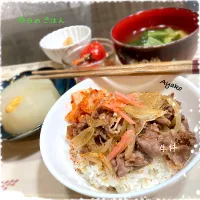 Snapdishの料理写真:牛丼|亜矢子さん