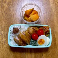 Snapdishの料理写真:11/11 鶏の甘酢醤油焼き弁当| ゆさん