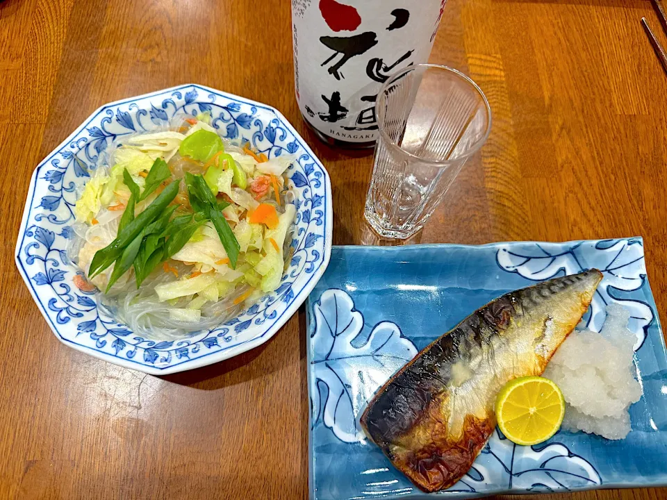 久々 鯖の塩焼き 晩ご飯|sakuramochiさん