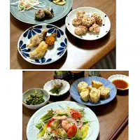 Snapdishの料理写真:お一人様晩ごはん|あっつさん