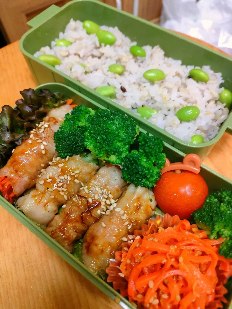 野菜の肉巻弁当|アボカド🥑さん