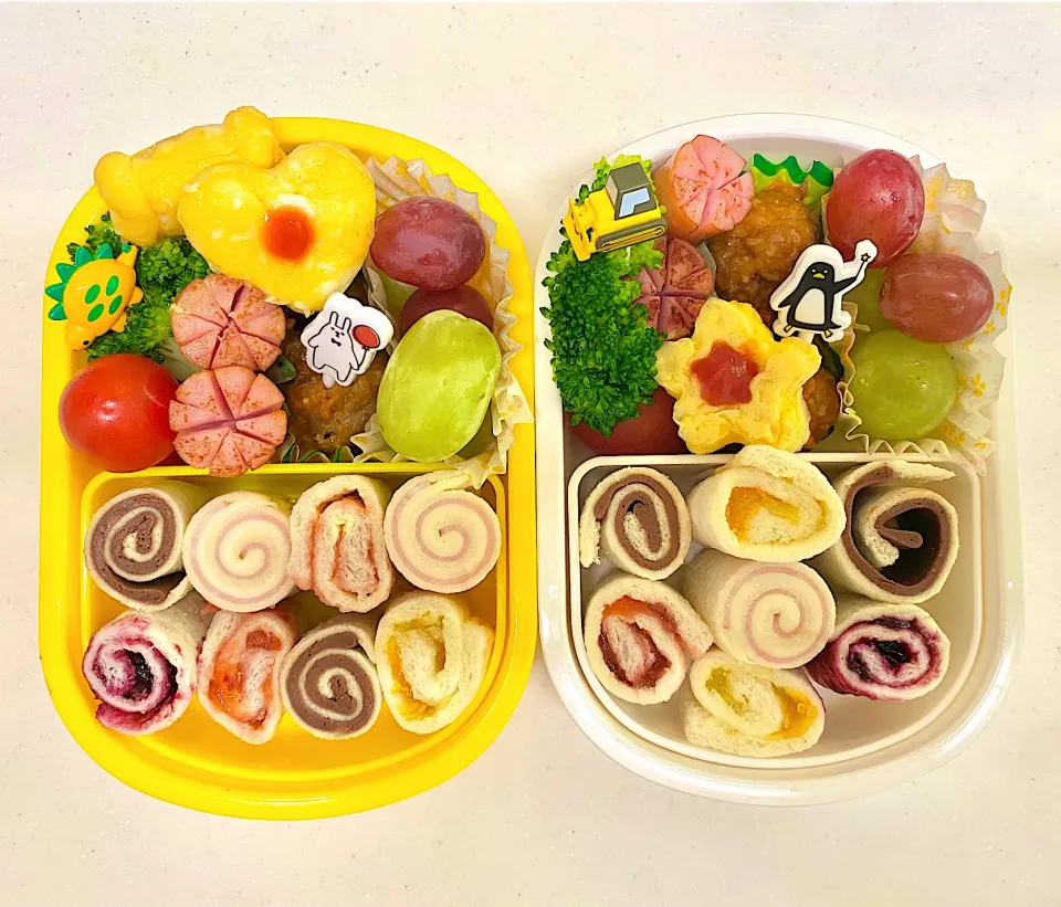 次男、幼稚園遠足サンドウィッチ弁当🥪|maccoさん