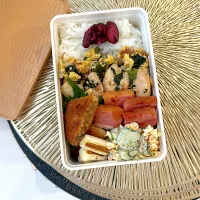 Snapdishの料理写真:旦那さん弁当|あやごはん( ͡σ̴̶̷̤. ͡σ̴̶̷̤)ෆ⃛さん