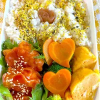 Snapdishの料理写真:男子高校生お弁当|harutomomamaさん